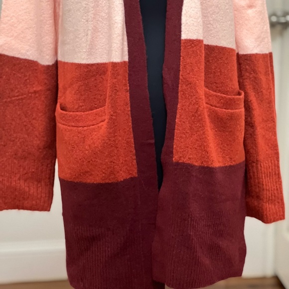 NWT J. Crew Multi Color Long Sweater Cardigan - Picture 6 of 11